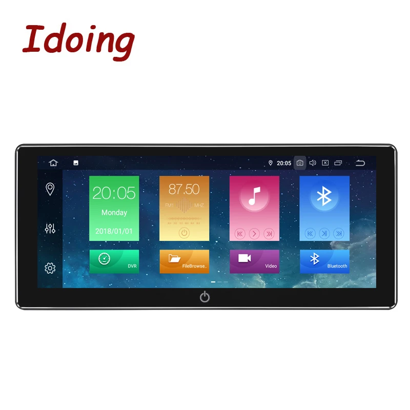 Idoing 2Din 10,2" PX5 4G+ 64G Android 9,0 8 ядерный для универсального автомобиля gps DSP радио плеер 2.5D ips навигация Мультимедиа Bluetooth