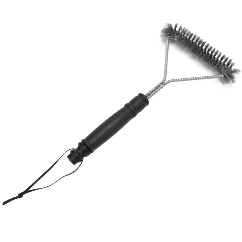 3 сторонняя щетка из нержавеющей стали для барбекю гриля гриль смазка чистки