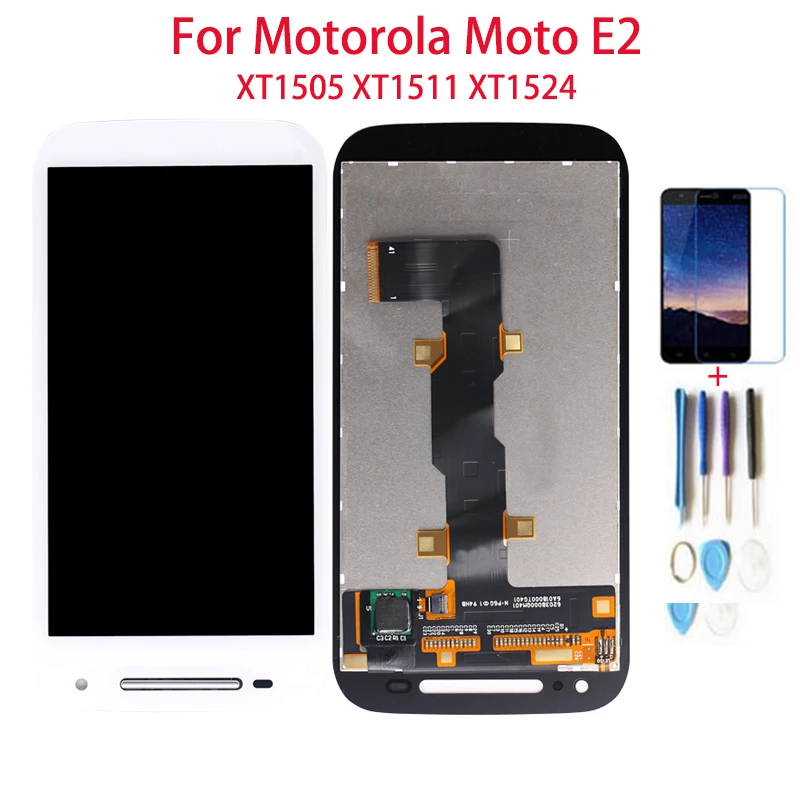 4 5 &quotдля Motorola MOTO E2 2nd XT1505 XT1524 XT1511 XT1527 ЖК дисплей сенсорный экран дигитайзер
