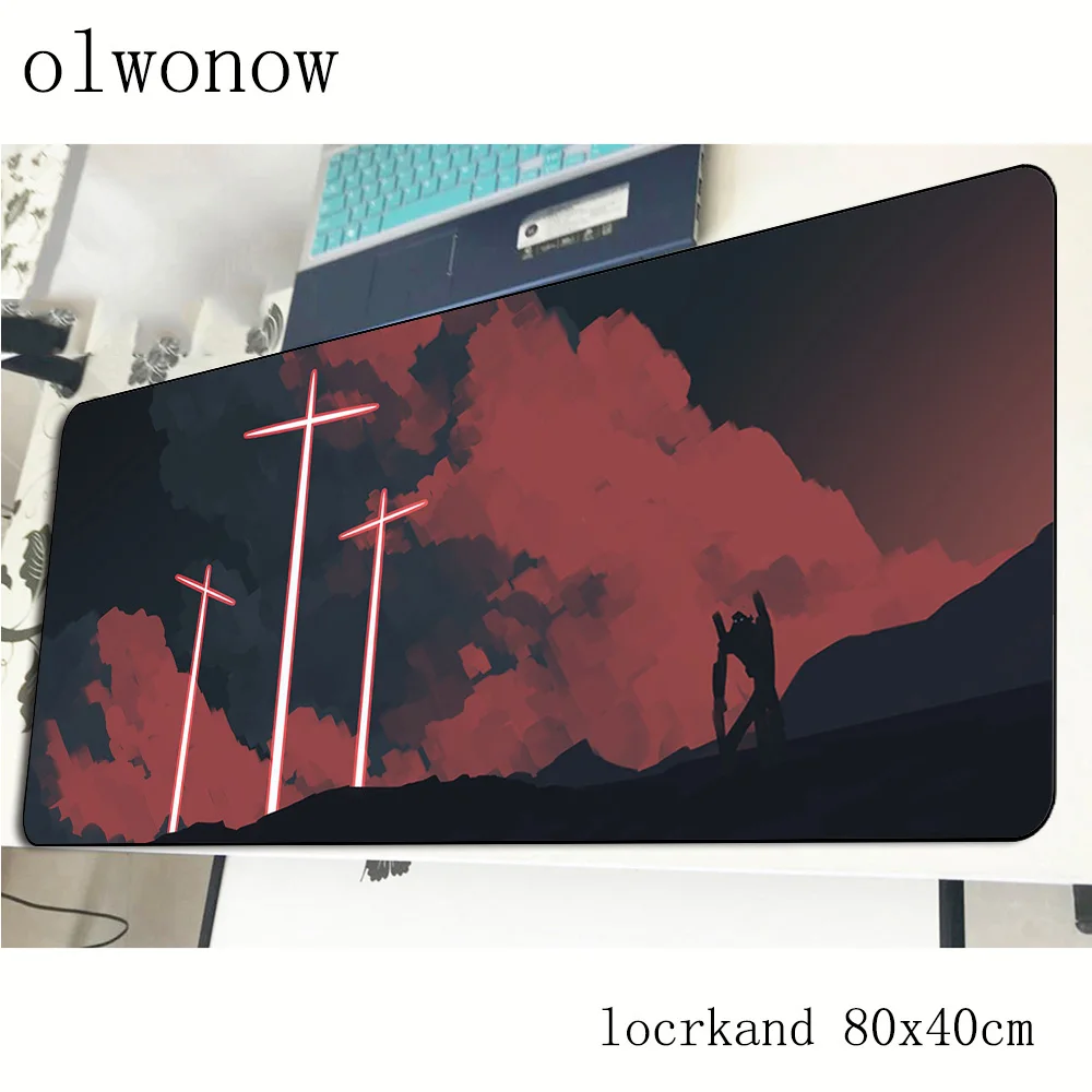 Evangelion Коврик для мыши 800x400x3 мм подарок для мальчика игровой коврик для мыши геймер Коврик для запястья компьютерный стол padmouse клавиатура большие игровые коврики