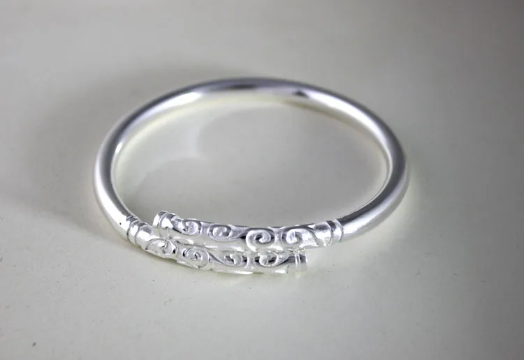 Женский браслет из серебра 925 пробы|bangle enamel|bangle rackbangle manufacturers |