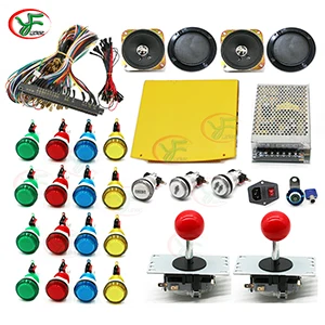 VGA CGA output Pandora DIY аркадный шкаф комплект Jamma картридж набор мульти игровой ящик 5S 1299 в 1 CGA VGA светодиодный кнопочный 8 джойстик - Цвет: VGA CGA output