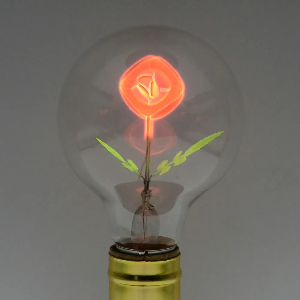 Ретро винтажная декоративная лампа накаливания Эдисона 3 Вт 220 в E27 I Love