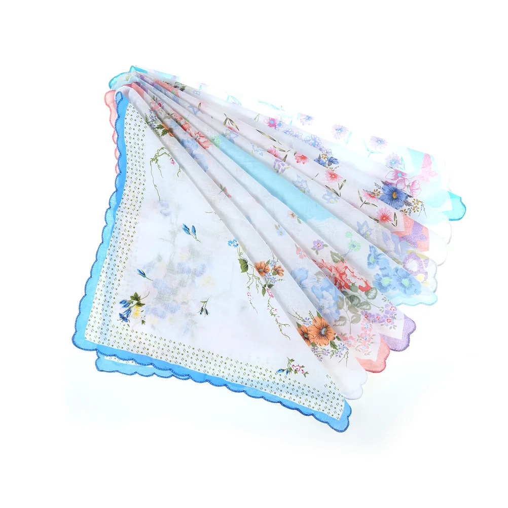 10 шт. 30 см * женский квадратный Карманный платок Hanky полотенце с винтажным