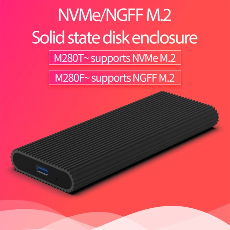 Blueendless SSD M2 PCIe NVMe/NGFF Тип C к USB 3,1 чехол 2,5 'алюминиевый внешний корпус для хранения USB жесткий диск Caddy Box