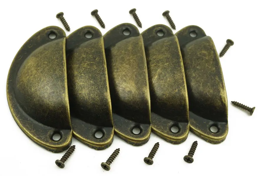 10 шт./лот винтажная ручка для дверцы шкафа дверного прилавка ящика мебель и 20 шт.