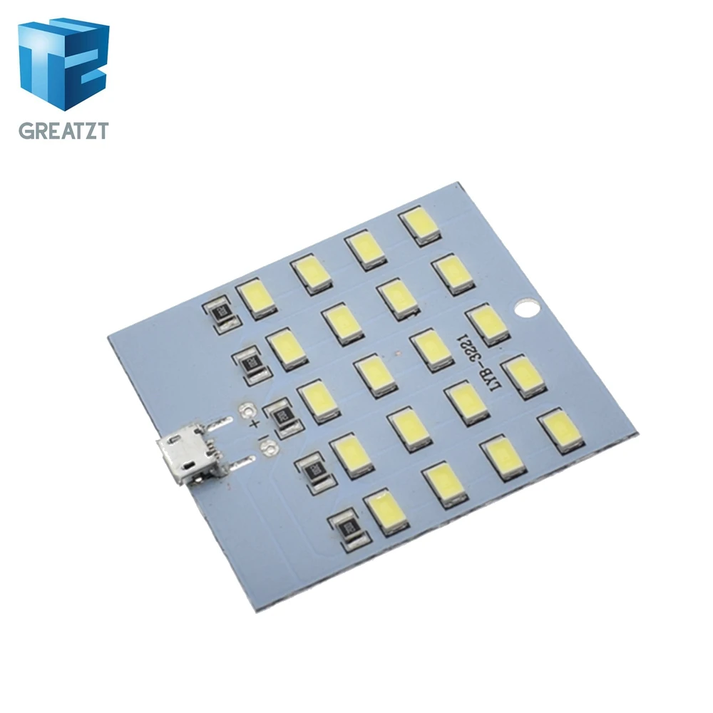 1 шт. высокое качество 5730 smd 5V 430mA~ 470mA белый Mirco Usb 5730 светодиодный светильник ing панель USB Мобильный светильник аварийный светильник Ночной светильник