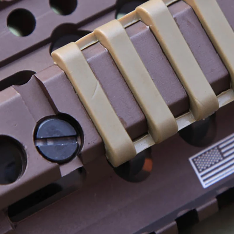 4 шт./компл. винтовка Handguard термостойкая лестница резиновые Пикатинни Чехлы 3 цвета
