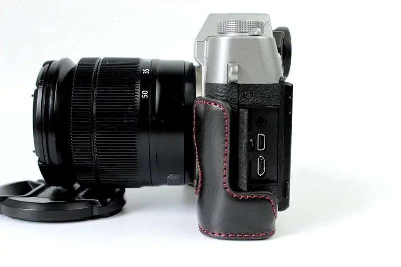 Кожаный получехол для Fuji Fujifilm X T10/XT10/X T10 цифровая камера