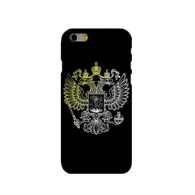 Xiaochenggui герб России телефон Жесткий Пластик чехол для iPhone 4 и 4S 5 S 5 SE 6 6s 8 6/7/8 plus X XS XR XS Max чехол