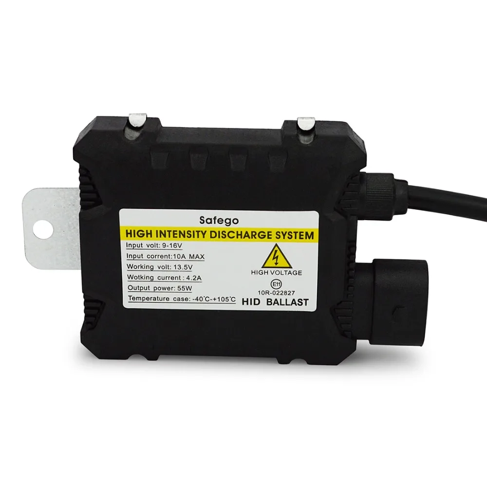 Ксеноновые балластные блоки Safego DC 55 Вт 12 В H1 H4 H7 H3 H9 H11 H13 9005 9006 лампы для светильник