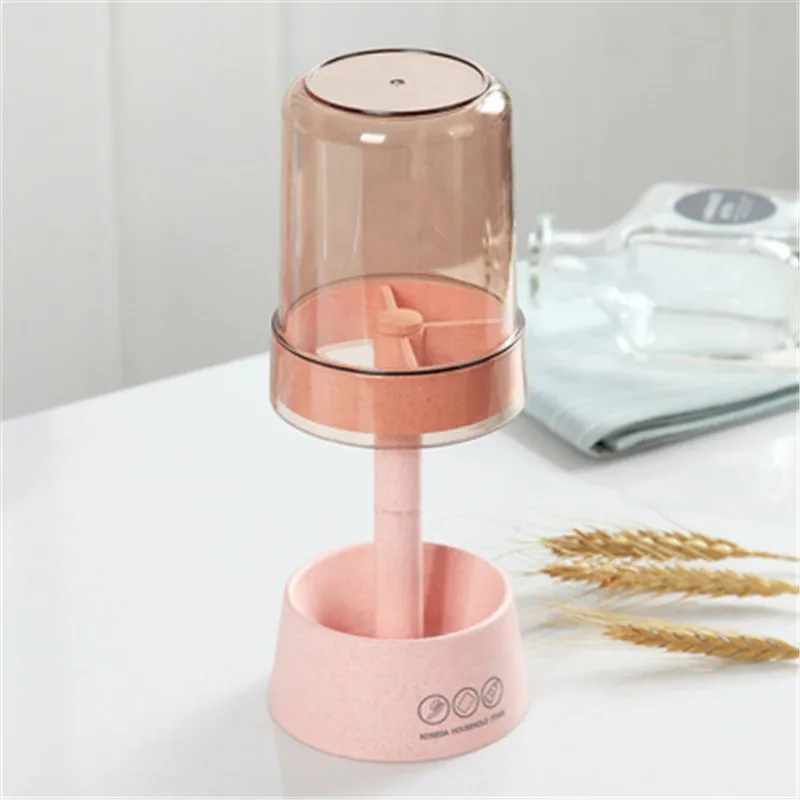 Single Cup-Pink BAISPO креативный держатель для зубной щетки пластиковая зубная паста и подставка для хранения зубных щеток Multi-function наборы аксессуаров для ванной комнаты - Цвет: Single Cup-Pink