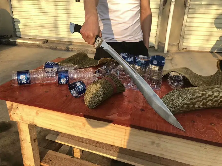 Высокое Качество Сильный открытый Broadsword DaDao острый меч Весна сталь лезвие Полный