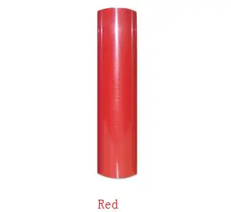 red 0,6*10 м горячей пилинг ПВХ винил теплопередачи фильм рулон футболка передачи фильм - Цвет: red