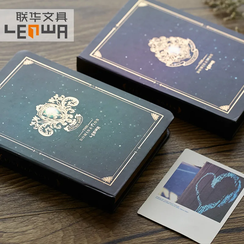 Записная книжка LENWA в стиле ретро записная с твердой поверхностью портативная