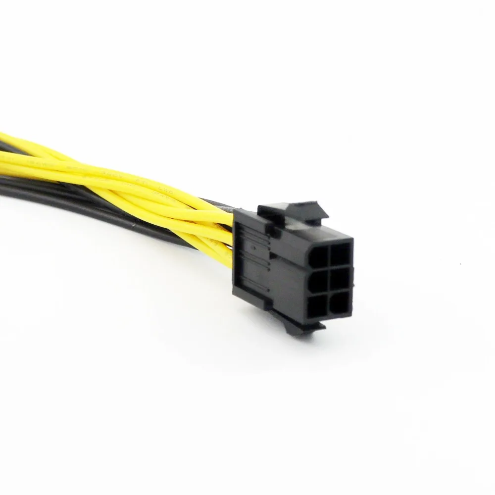 1x PCI E 6 Pin к двойному + 2 8 pin видео Мощность Y сплиттер адаптер Соединительный кабель