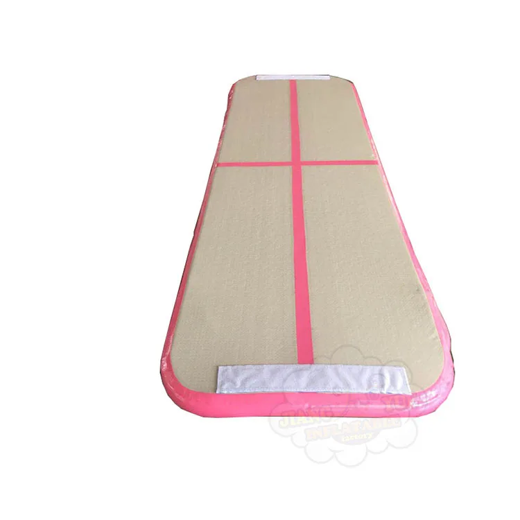 Pink 8 м x 2 м x 20 см гимнастические воздушные трековые матовые коврики большой надувной Airtrack пол с бесплатным электрическим воздушным насосом профессиональная тренировка - Цвет: Pink