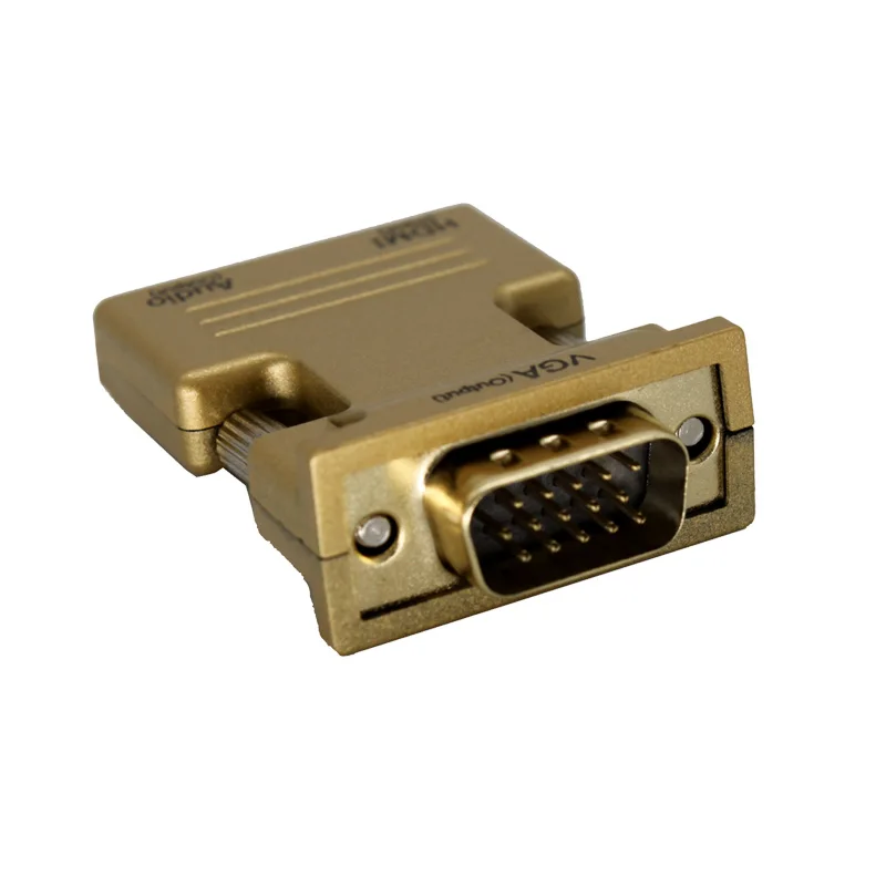 Rovtop HDMI в VGA адаптер цифро-аналоговый поддержка HD 1080P Аудио Видео конвертер кабель для ПК ноутбук проектор ТВ коробка Z15