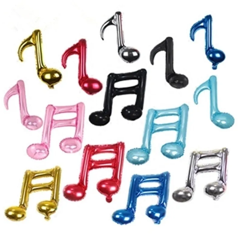 Новые музыкальные шарики для нот Свадебные украшения на день рождения надувные
