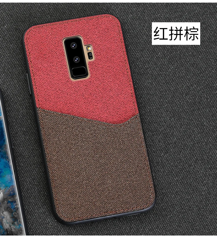 Чехол для телефона для samsung Galaxy S10 7 edge S8 S9 плюс Чехол холст задняя крышка для Примечание; размеры 9 и 10 A70 A7 A8 J5 J7 чехол