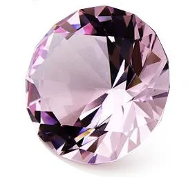 Pink 3 см Кристалл Алмаз Домашний декор украшения фэн шуй украшения стеклянный декоративный шар для свадьбы Миниатюрные аксессуары Подарки - Цвет: Pink