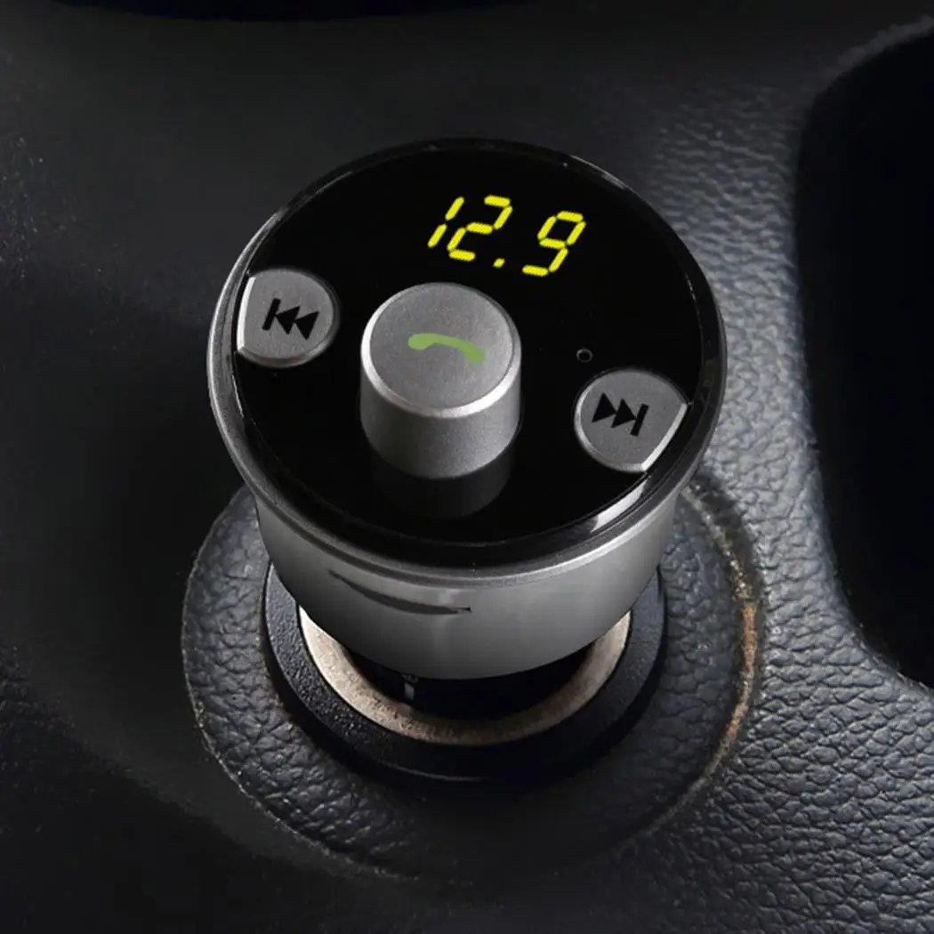 Автомобильный громкой связи MP3 Bluetooth плеер FM 32G 4 2 передатчик автомобильный 10 м