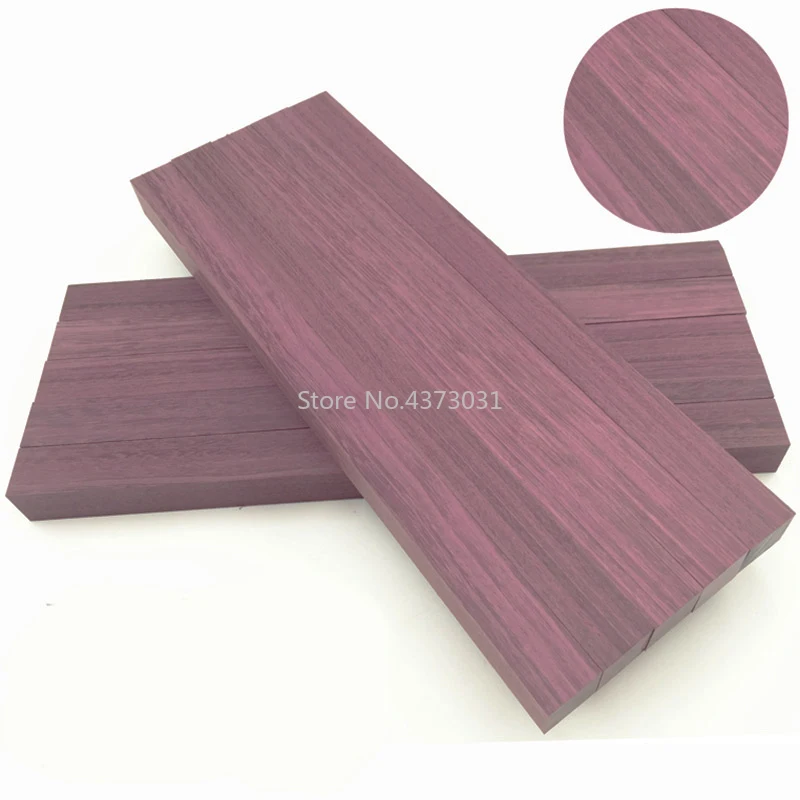 1 Piece purple heart wood for DIY knife handle material, violet wood For DIY Handicraft materials
