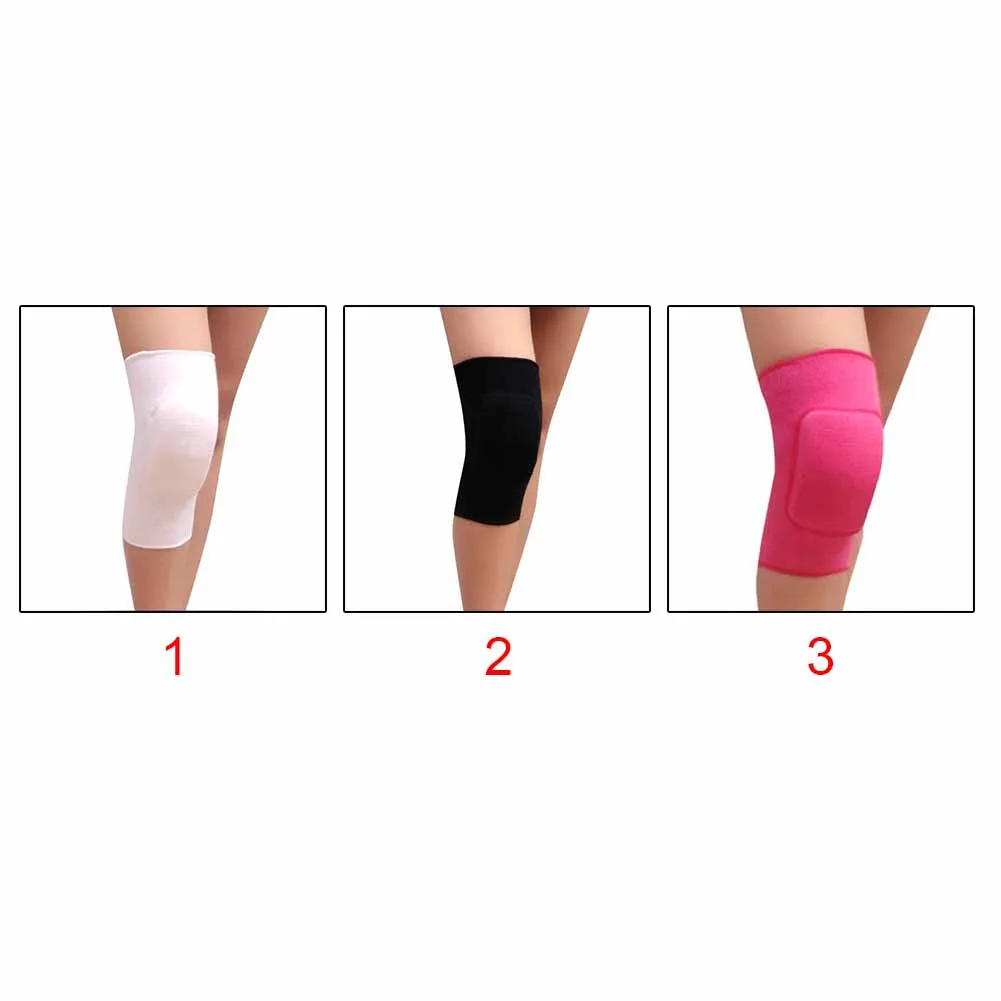 Professional Cotton Children Dance Knee Pads Yoga Sports Volleyball Fall Knees Thickening Warm Kneepad 3 Colors for Choice |