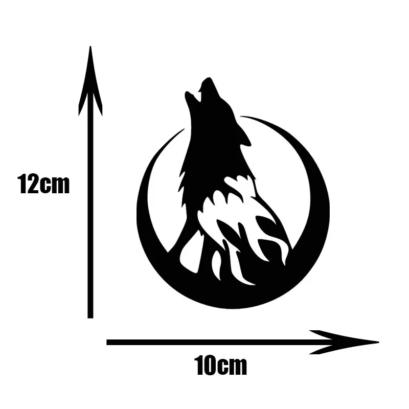 Wolf Funny Car Sticker Auto Products Motorcycle Goods Howling Animal Cars Styling Decals Vinyl Waterproof Creative Decoration | Автомобили