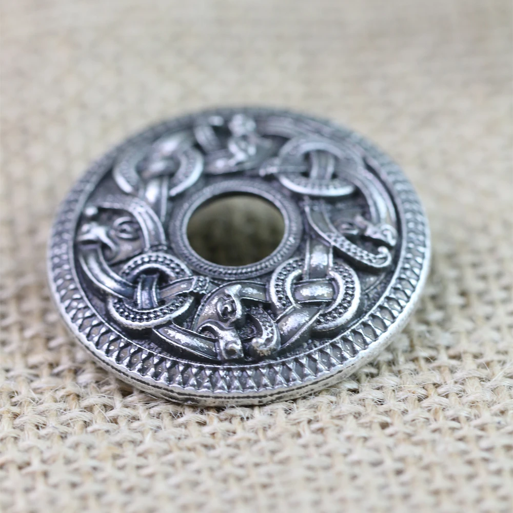 Langhong Viking броши в Форме Дракона легендарные Викинги амулет Швеция двойной дракон набор броши Viking brosch ювелирные изделия