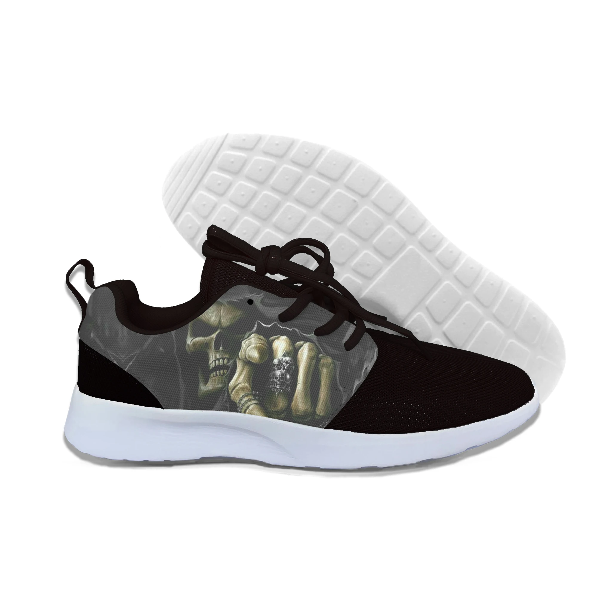 2019 hot fashion grim Reaper Skull 3D casual shoes for men/women high quality Harajuku printing Sneakers | Обувь