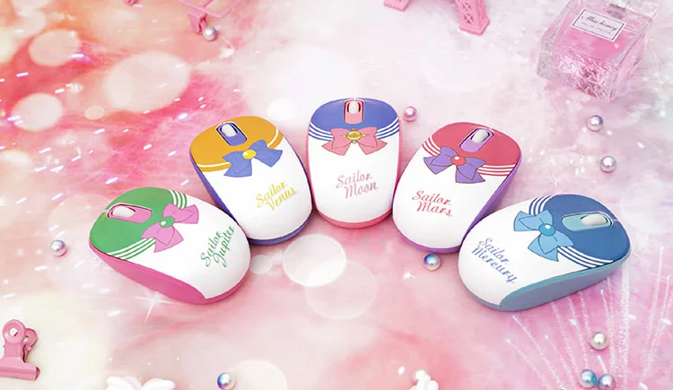 Sailor moon Sailor Senshi Беспроводная игровая мышь Mercury Jupiter Venus mars USB реквизит для костюма