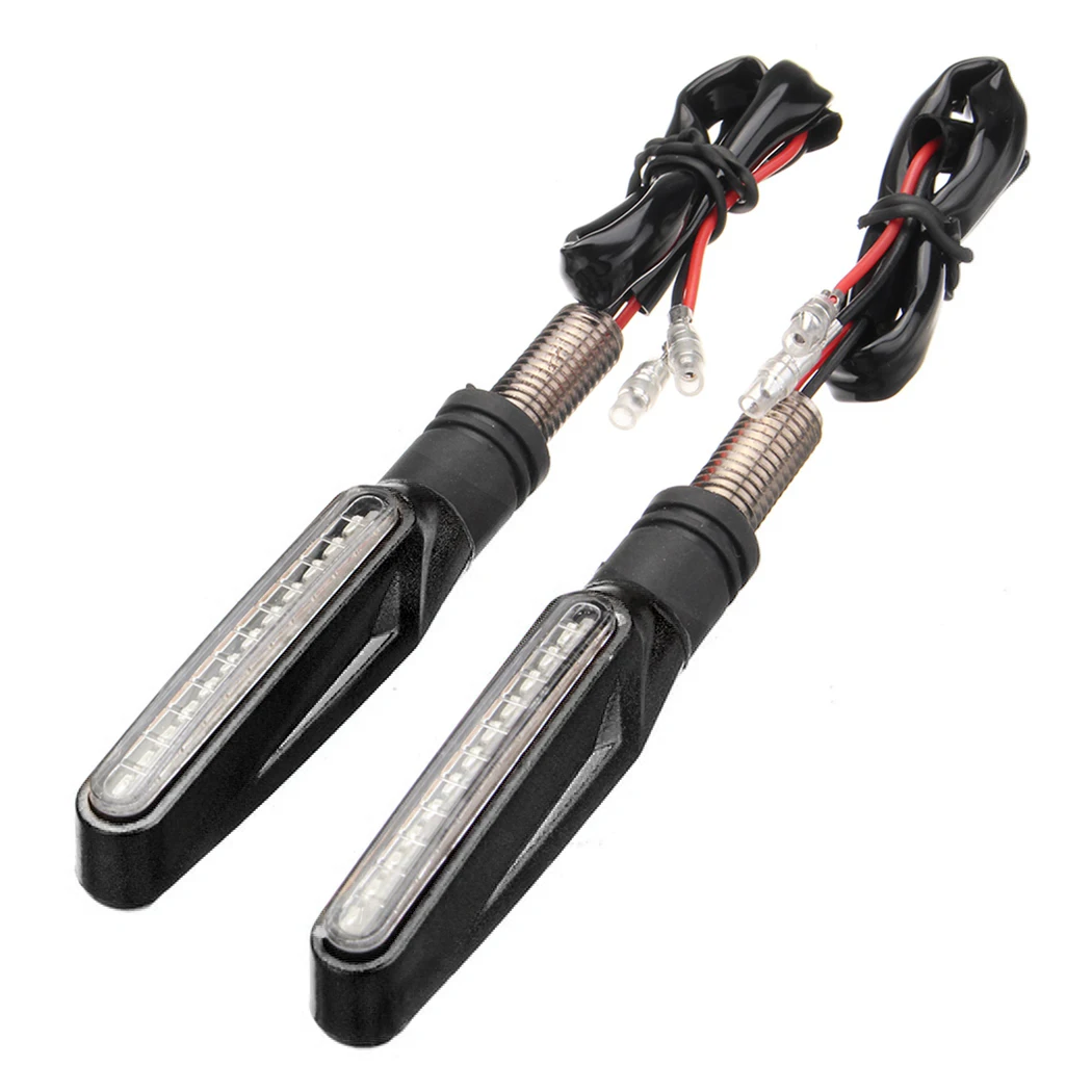 2 шт. мотоцикл 12led streamer указатель поворота светильник ing LED мини индикатор Runner
