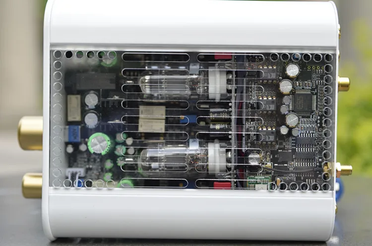 AIBBC TA-100 Tube preamp усилитель для наушников XMOS+ ES9018 декодер DAC DSD W/XLR сбалансированный выход/Bluetooth(APTX)/32Bit 384 K