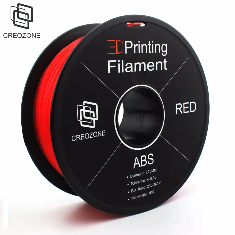 CREOZONE ABS 3D принтер нить 1 75 мм 1кг (2.20LBS) печать нити пластик для принтера