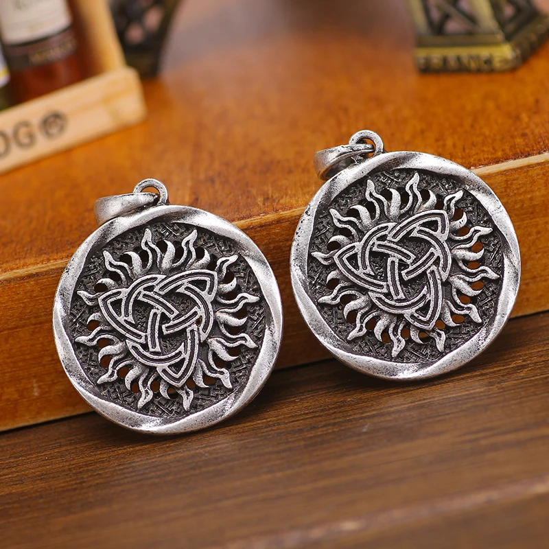 5 шт. славянский амулет подвеска Triglav в виде солнца скандинавский язычник