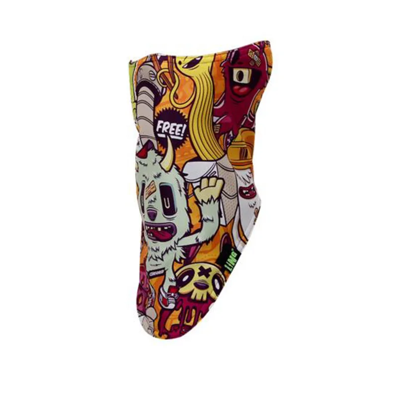 Зимняя теплая маска для лица с защитой от холода лыжная сноуборда ветрозащитная