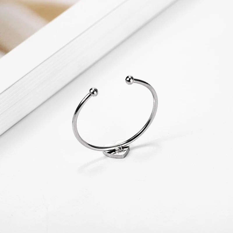 OUFEI Jewelry интимные аксессуары кольца в силе панк для женщин нержавеющая сталь Пара Кольца Женский Регулируемый Boho любовь кольцо сердце