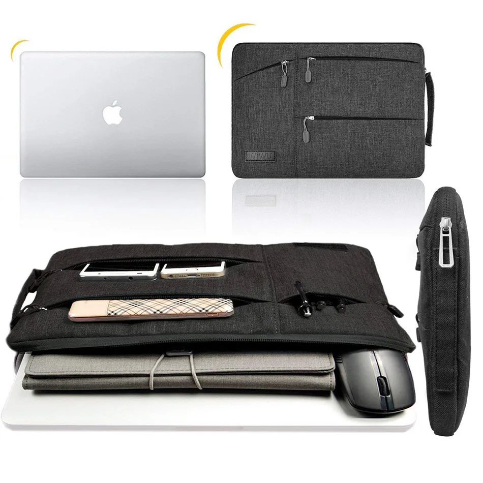 Сумка для ноутбука Gearmax 12 13 14 15 6 сумка черный серый чехол Macbook Air Pro сумки нейлон|bag