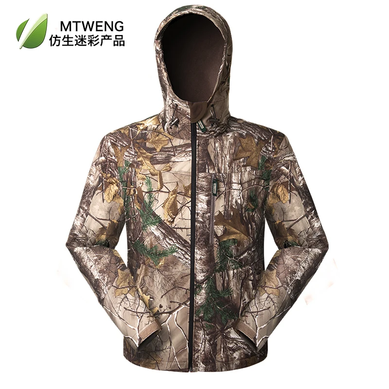 Осень Зима композитные ткани ветрозащитный водостойкий камуфляж охота в