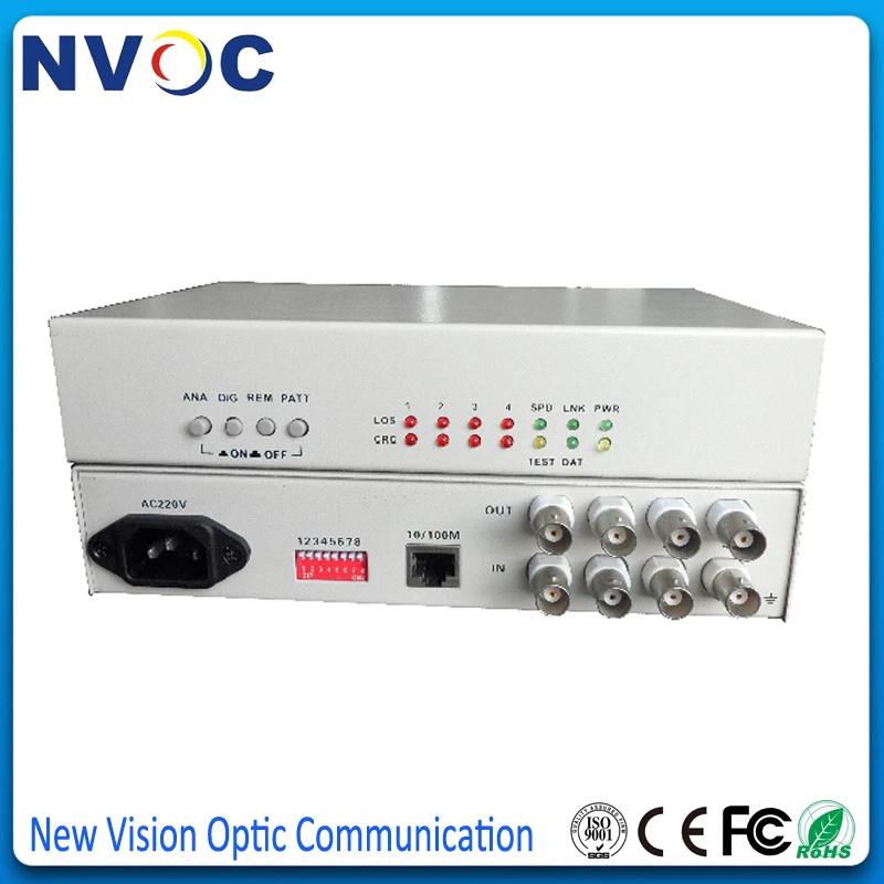2 шт./лот преобразователь интерфейса Ethernet 4E1 10/100 адаптивный VLAN Desktop AC220V или 48V