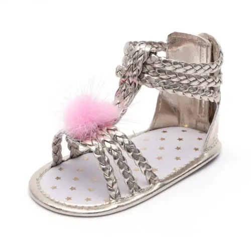 0 12 м нескользящие сандалии из искусственной кожи с цветочным узором для