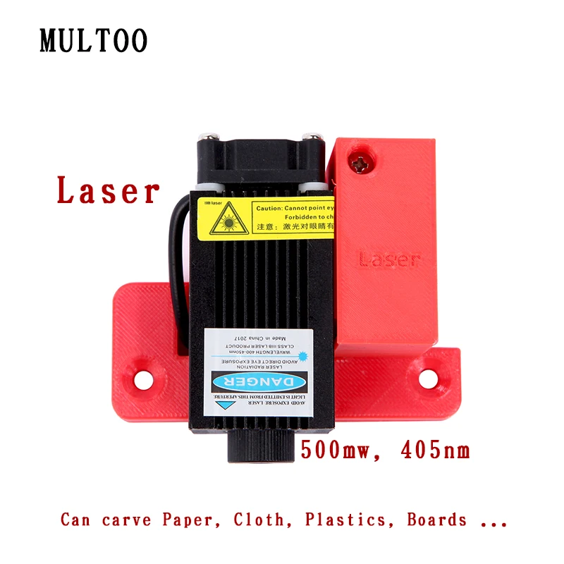 Biggerlaser  Print Plate 3d Printer multoo Double Nozzle Dual Extruder 3D printer accessories High Quality Precision