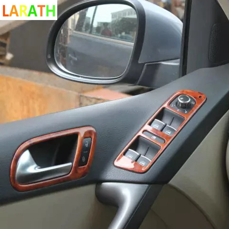 Для Volkswagen VW Tiguan 2013 2014 2015 двери автомобиля декоративная накладка для панели