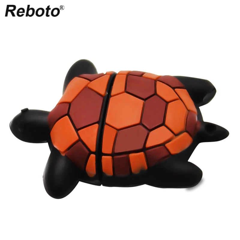Reboto мультфильм черепаха USB флэш-накопитель 16 ГБ 8 ГБ 4 ГБ милый животное Флешка U диск 64 ГБ 32 ГБ мини флеш-накопитель USB 2,0