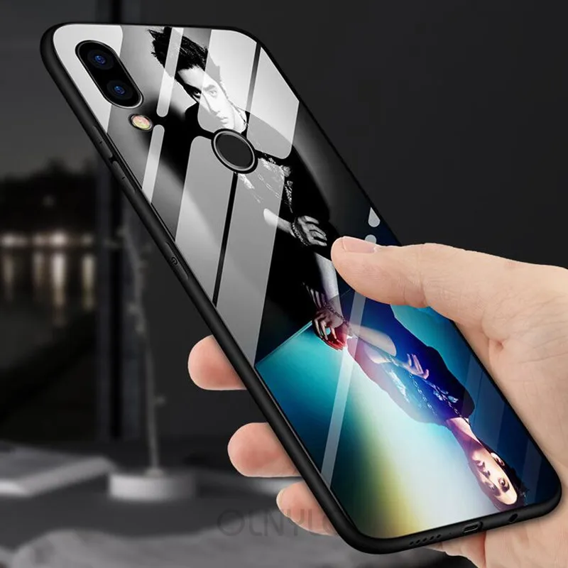 Пользовательские фото логотип Чехол из закаленного стекла для телефона для huawei P20 P30 Коврики 20 Lite Коврики 10 Pro Y7 Y9 чехол для Honor 10 V10 8x9