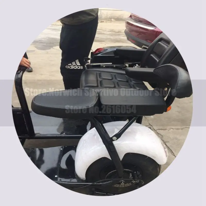 Электрический скутер Citycoco Trike трехколесный велосипед для взрослых 2017 60 в 1000 Вт