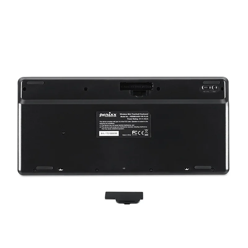 Periboard-706 компактный Дизайн USB Беспроводной Mini трекбол клавиатуры компьютера чувствительный трекбол влево/вправо Мышь и пуговицы