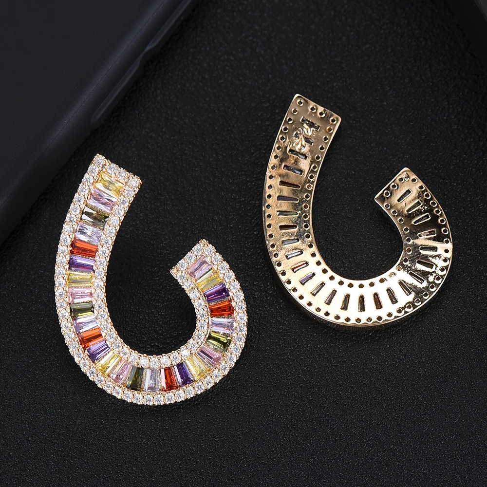 Missvikki красивый камень серьги гвоздики в рождественской тематике брендовые Новые