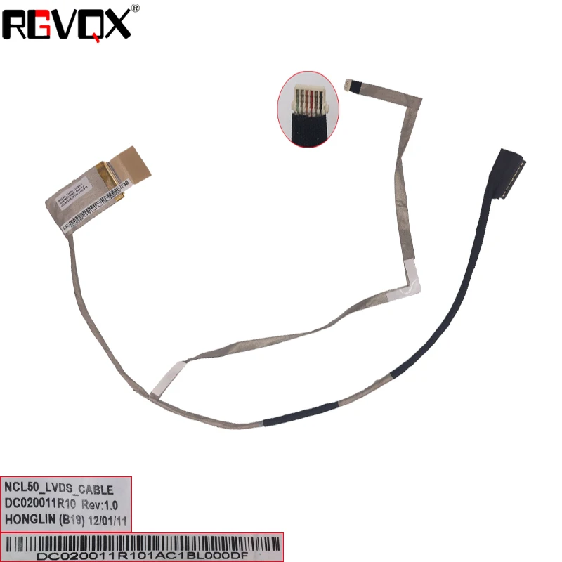 

Новый ЖК-кабель для ноутбука THTF T41 T45 K48C V48C K41C K461 K468 NCL50 PN: DC020011R10, сменный ЖК-кабель для ноутбука LVDS